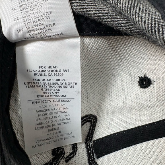 Fox Racing Herringbone Snapback hat - Picture 7 of 8